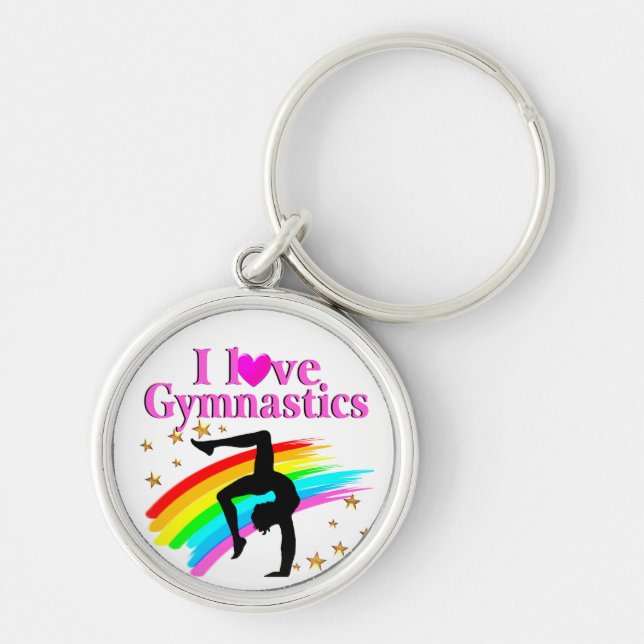 SPARKLING GYMNAST KEYCHAIN (Front)