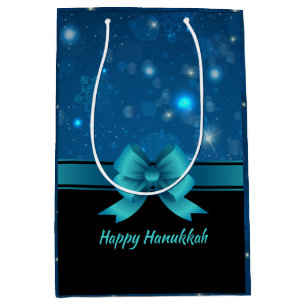 Sparkling Hanukkah Medium Gift Bag