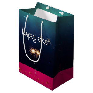 Sparkling Happy Diwali - Medium Gift Bag