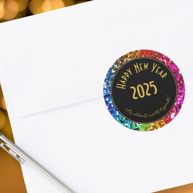 Sparkling Happy New Year Sticker (Creator Uploaded)