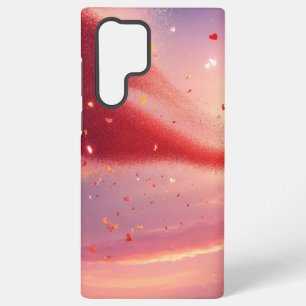 Sparkling Heart and Sunset Phone Case