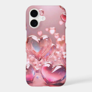 Sparkling Hearts: Crystal iPhone Case