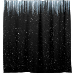 Sparkling Icicle Black Winter Home Decor