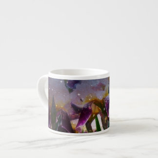 Sparkling Irises Espresso Cup