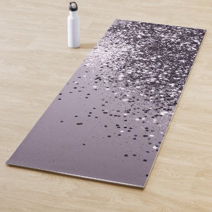 Sparkling Lavender Lady Glitter #1 Yoga Mat