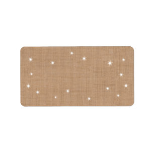 Sparkling Lights Address Label