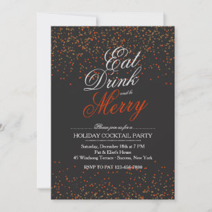Sparkling Lights Holiday Party Invitation