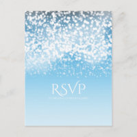 Sparkling Lights Romantic Winter Wonderland RSVP