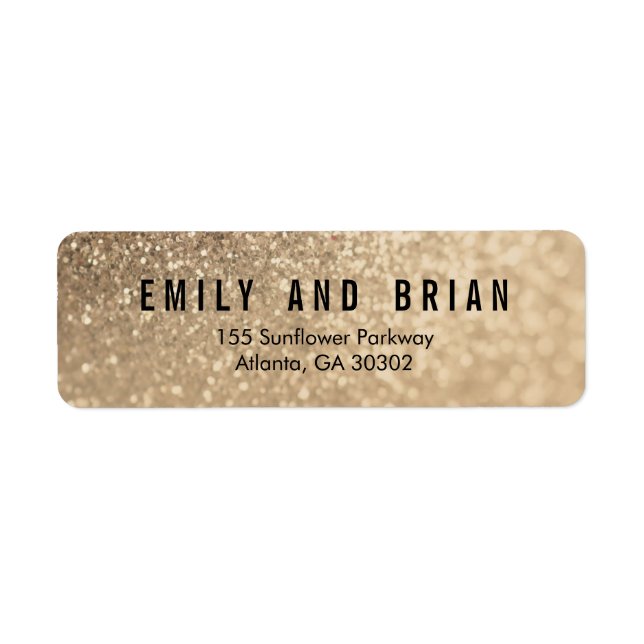 Sparkling Love Address Label (Front)