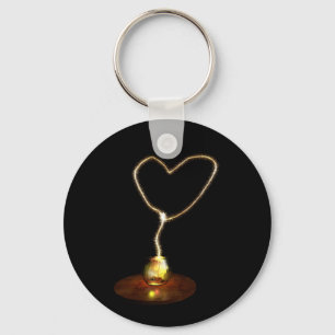 sparkling love keychain