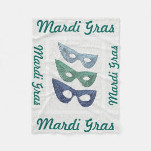 Sparkling Masks - Fleece Blanket