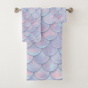 Sparkling Mermaid Scales Bath Towel Set