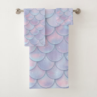 Sparkling Mermaid Scales Bath Towel Set