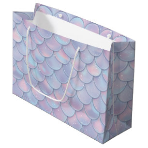Sparkling Mermaid Scales Large Gift Bag