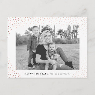 Sparkling New Year   Holiday Photo Card