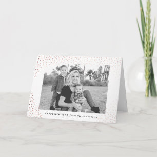 Sparkling New Year   Holiday Photo Card