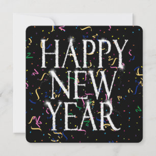 Sparkling New Years Invitation