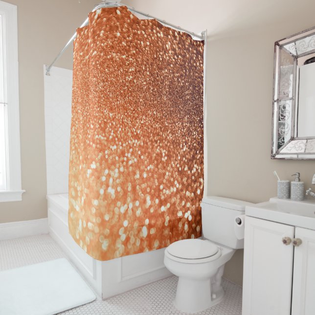 Sparkling Ombre Copper Shiny Trendy Glitter (In Situ)