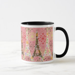 Sparkling Paris in Pink Mug