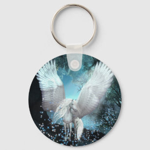 Sparkling Pegasus Keychain