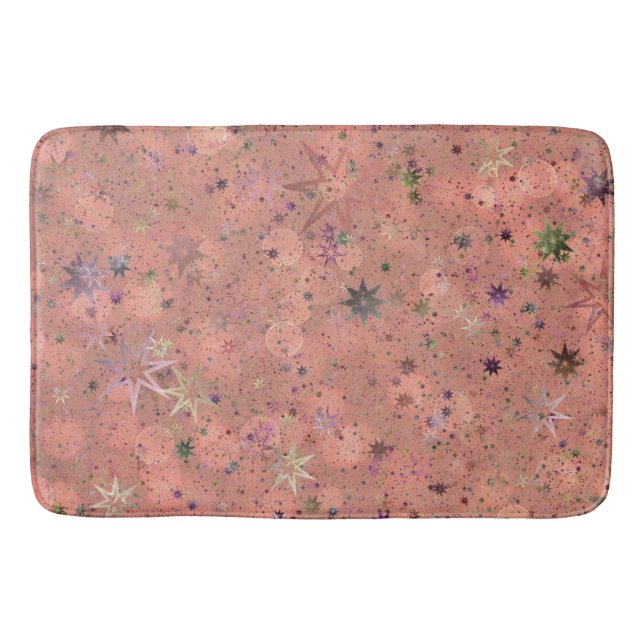 Sparkling Pink Bath Mat (Front)
