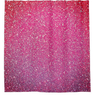 Sparkling Pink Fuchsia Purple Red Glitter Ombre