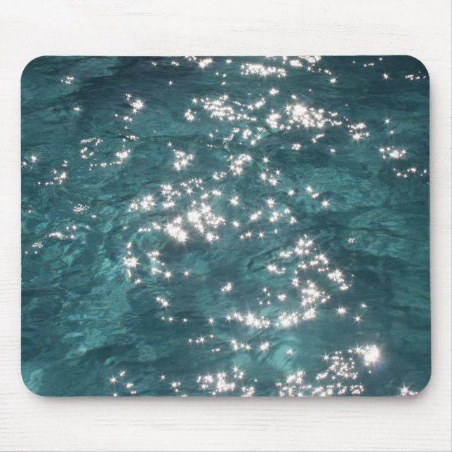 Sparkling Pool Water Background Mouse Pad (Front)