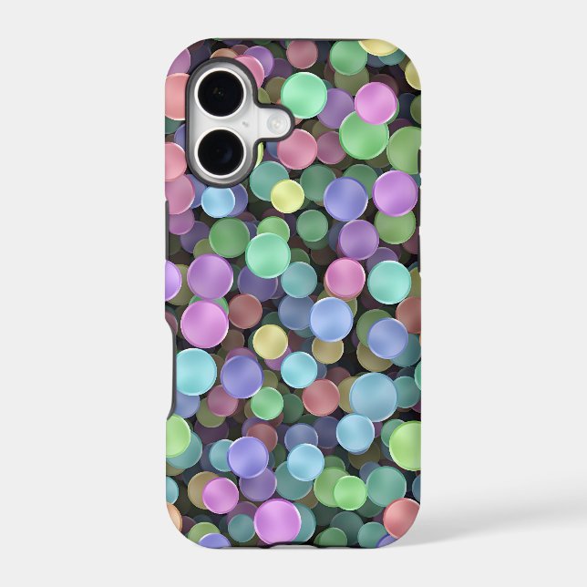 Sparkling Rainbow Polka Dots (Back)
