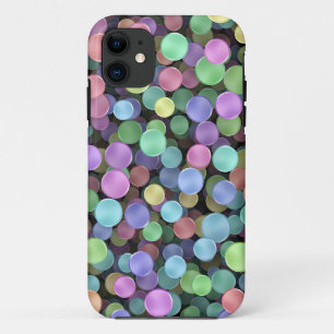 Sparkling Rainbow Polka Dots iPhone 11 Case