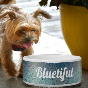 Sparkling Raindrops with Name Aqua Pet