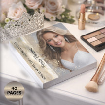 Sparkling Sand Pageant Autograph Pad Notepad