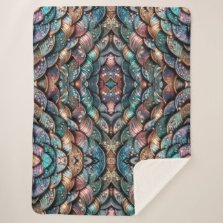 Sparkling Scales Sherpa Blanket