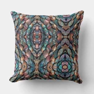 Sparkling Scales Throw Pillow
