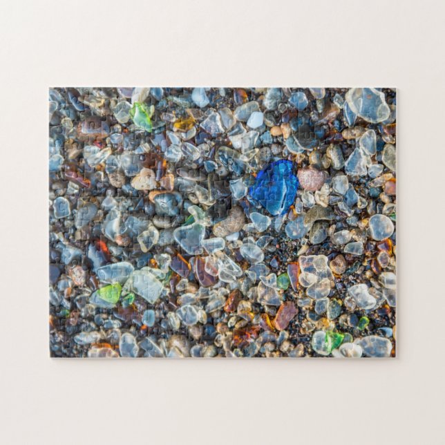 Sparkling Sea Glass Jigsaw Puzzle (Horizontal)