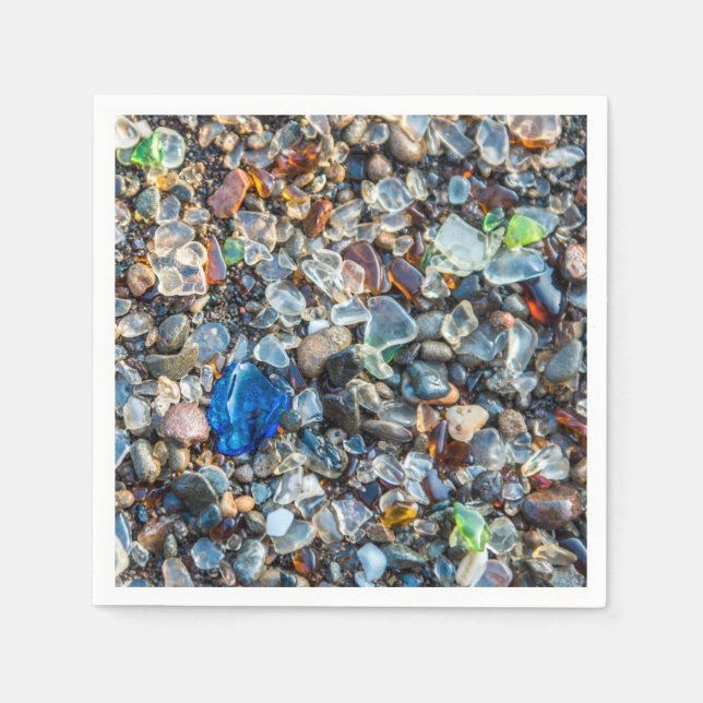 Sparkling Sea Glass Napkin (Front)