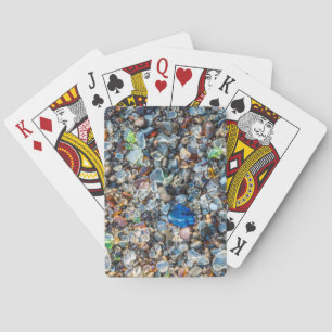 Sparkling Sea Glass Playing Cards