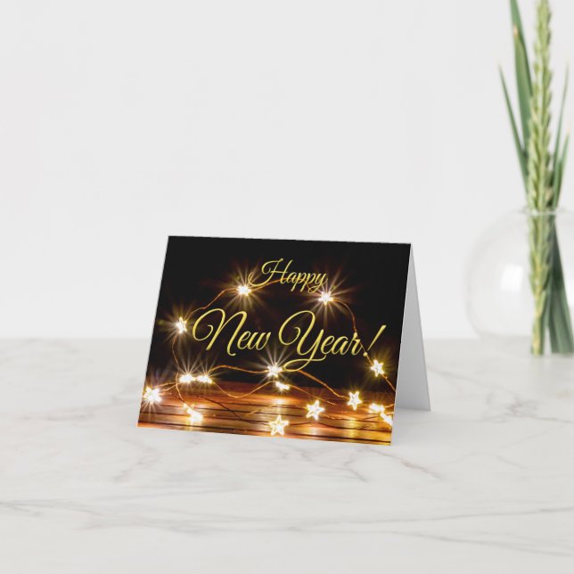 Sparkling Silvester and a Happy New Year! Card (Front)