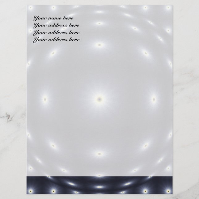 Sparkling Space Letterhead (Front)