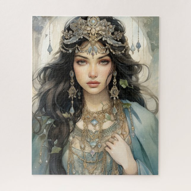 Sparkling Splendour: Indian Jewel Jigsaw Puzzle (Vertical)