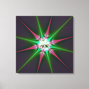 Sparkling Star Canvas Print