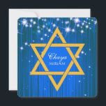 Sparkling Star of David Bat Mitzvah Invitations<br><div class="desc">Mazel Tov! Invite guests to celebrate your daughter's Bat Mitzvah with beautiful Sparkling invitation. Want to save money? Print the invitation on the Basic (FP) The card is easy to customize with your wording, font, font colour, paper shape options and choice of six paper types. Not exactly what you're looking...</div>