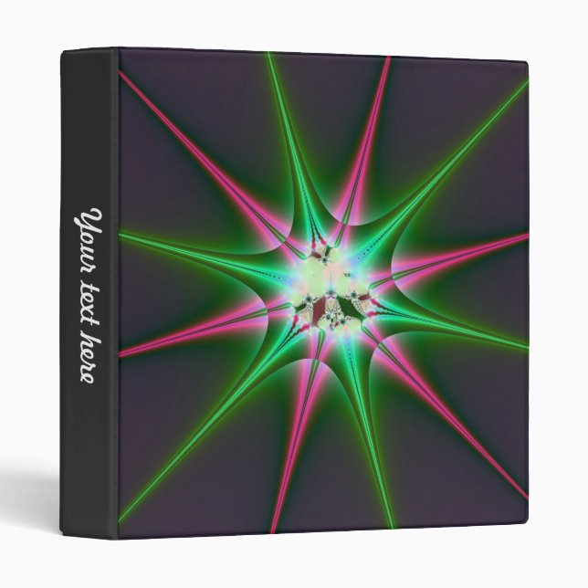 Sparkling Star Vinyl Binder (Front/Spine)
