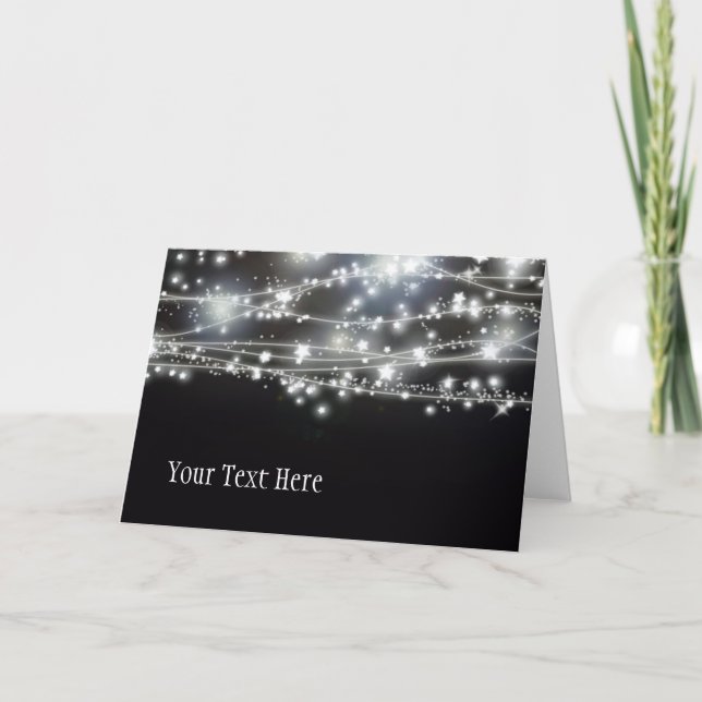 Sparkling Stars greeting Card (Front)