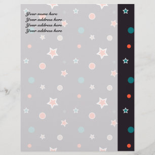 Sparkling Stars Letterhead