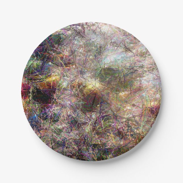 SPARKLING STREAM WATER PAPER PLATE (Front)