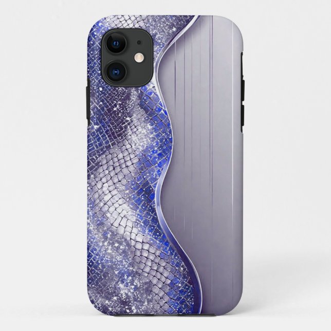 Sparkling Surface With Organic Patterns Case-Mate iPhone Case (Back)