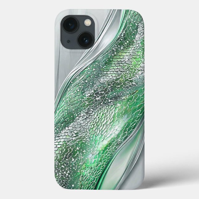 Sparkling Surface With Organic Patterns Case-Mate iPhone Case (Back)