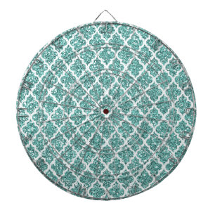 Sparkling Teal Dartboard