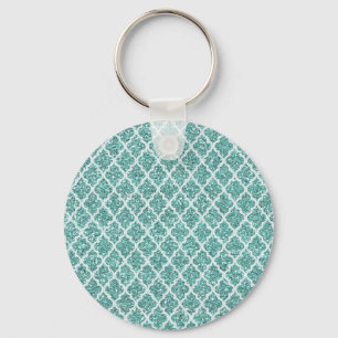 Sparkling Teal Keychain