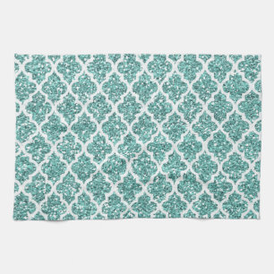 Sparkling Teal Kitchen Towel
